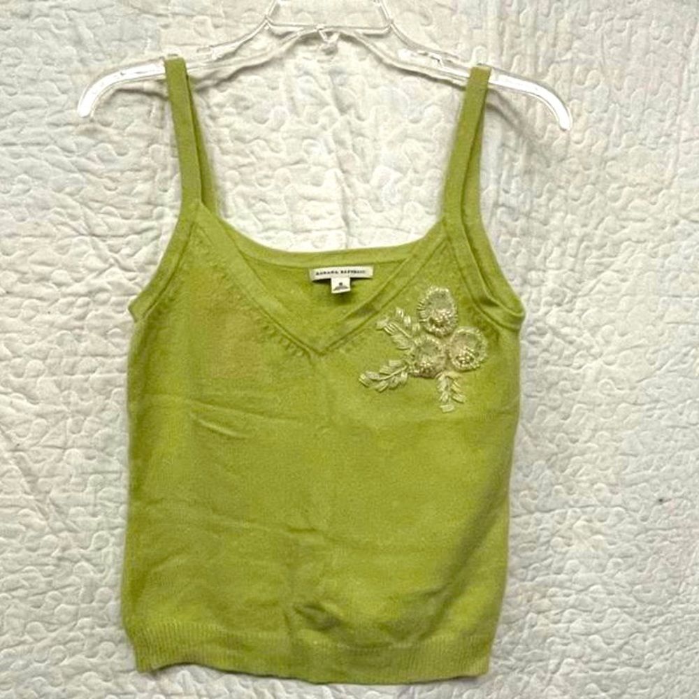 Banana Republic angora tank top